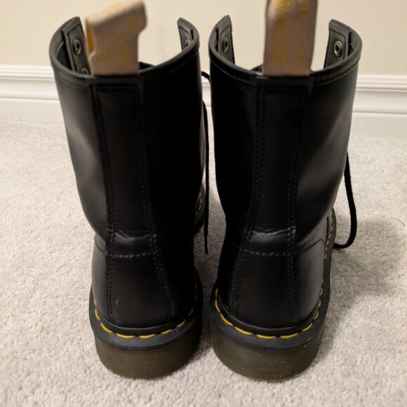 Dr. Martens Vegan 1460 Felix Lace Up Boots - Black - Size 11W or 10M - Picture 3 of 4